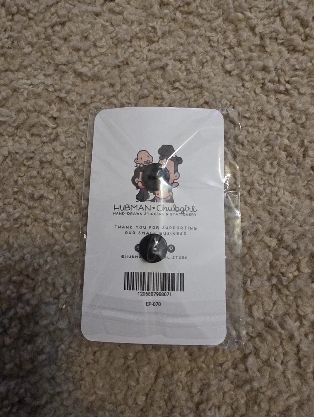 *NEW* BREAD PANDA Limited Edition Enamel Pin - Hubman & Chubgirl